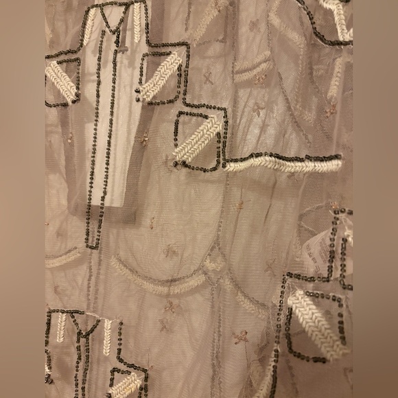 Free People XS Sheer Beaded Top - Picture 4 of 12